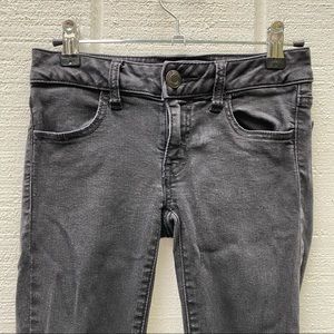 American Eagle Outfitters super stretch black jeggings size 00